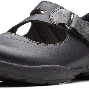 Women's Roseville Mary Jane Flats Leather Synthetic Rubber Sole Size 7.5
